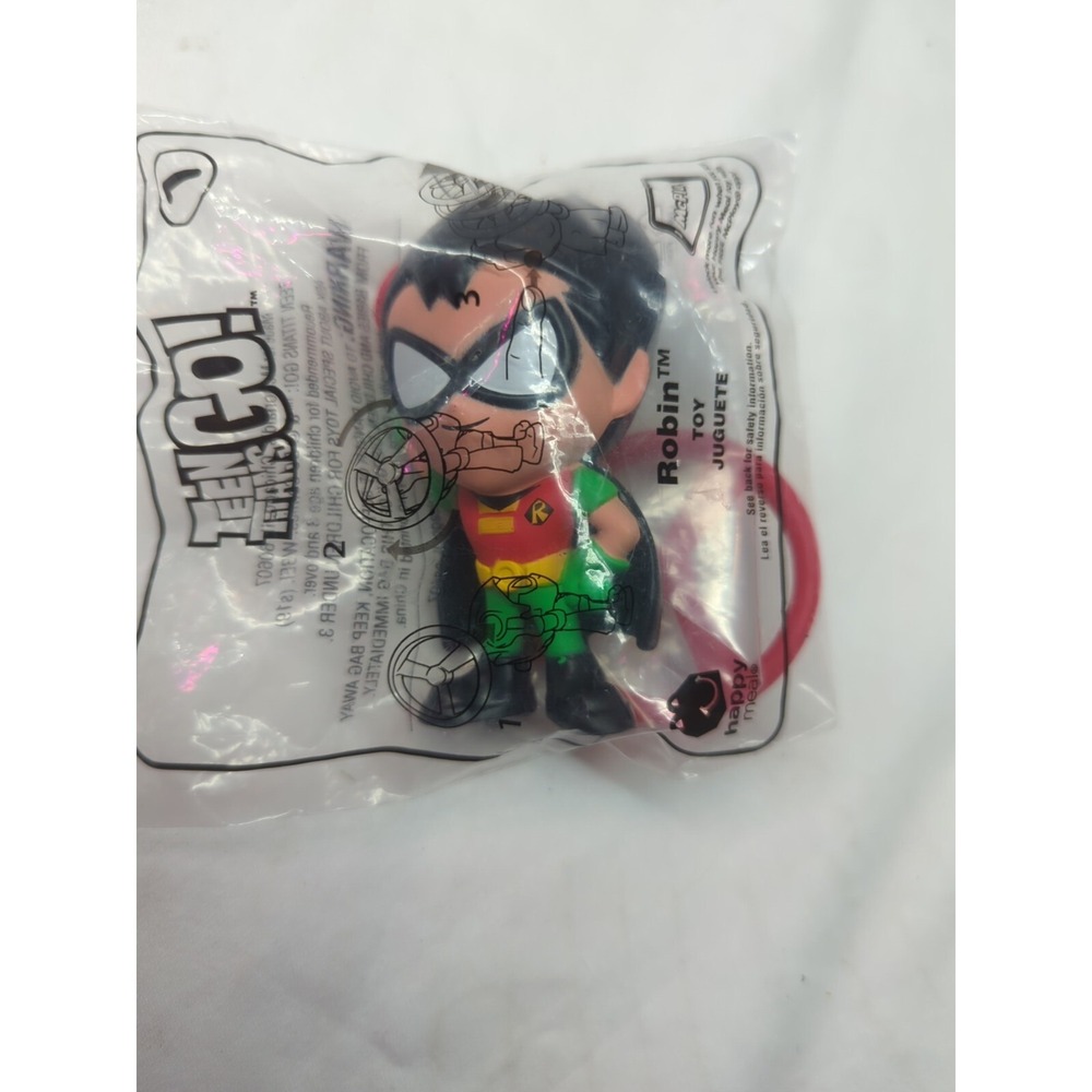 McDonald's Happy Meal toys 2019 Teen Titans Go Collection, Sealed ROBIN #1